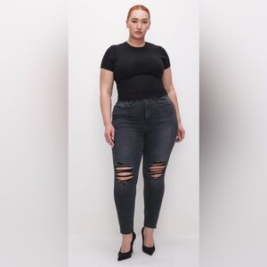Good American SKINNY JEANS Black/Black Wash. Women’s Plus Size 26-32